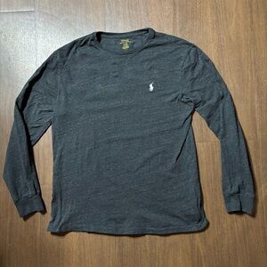 Polo Ralph Lauren Custom Slim Fit Shirt Men’s Large Fits M Long Sleeve Crewneck